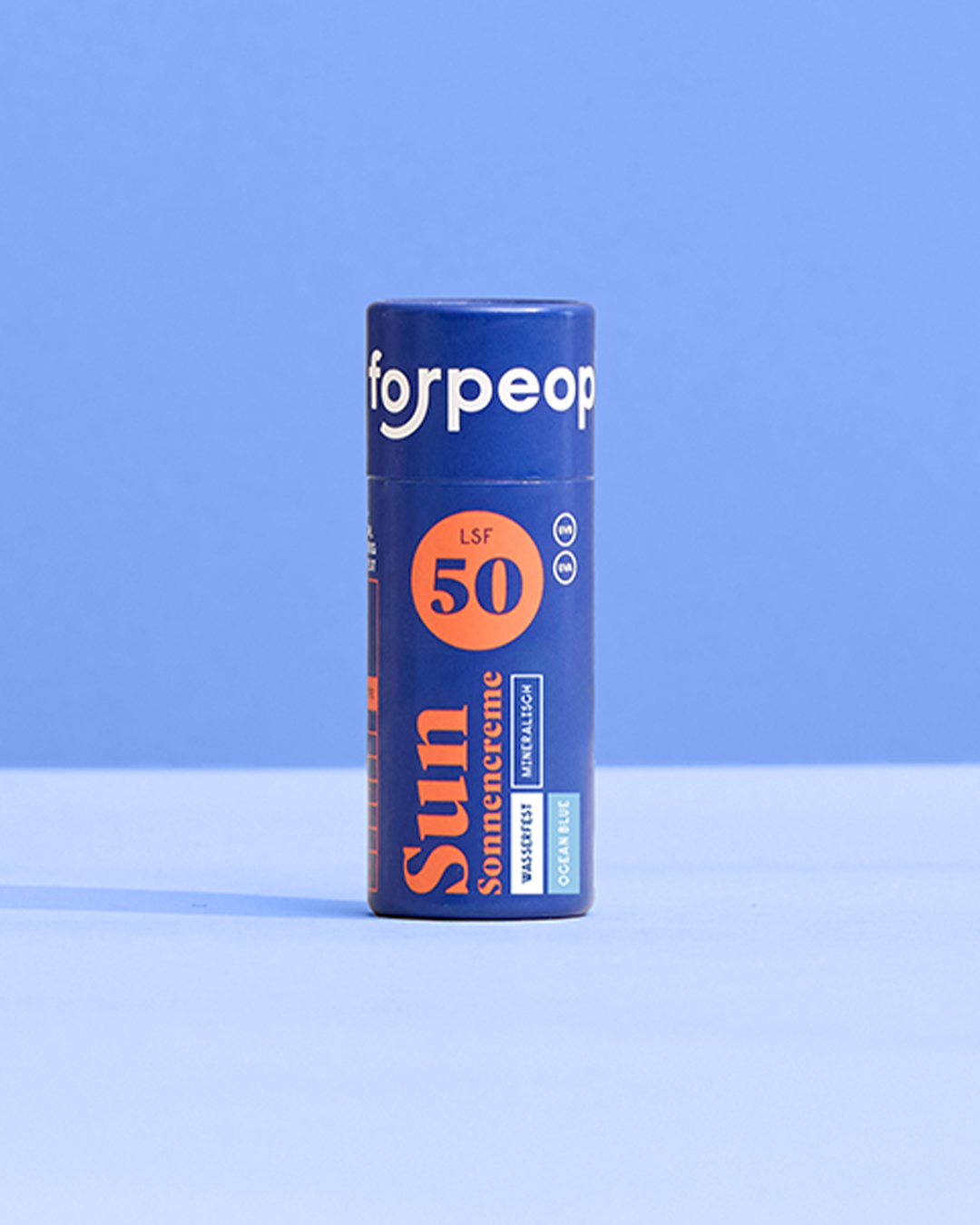 Feste Sonnencreme LSF50 Mini - OCEAN BLUE