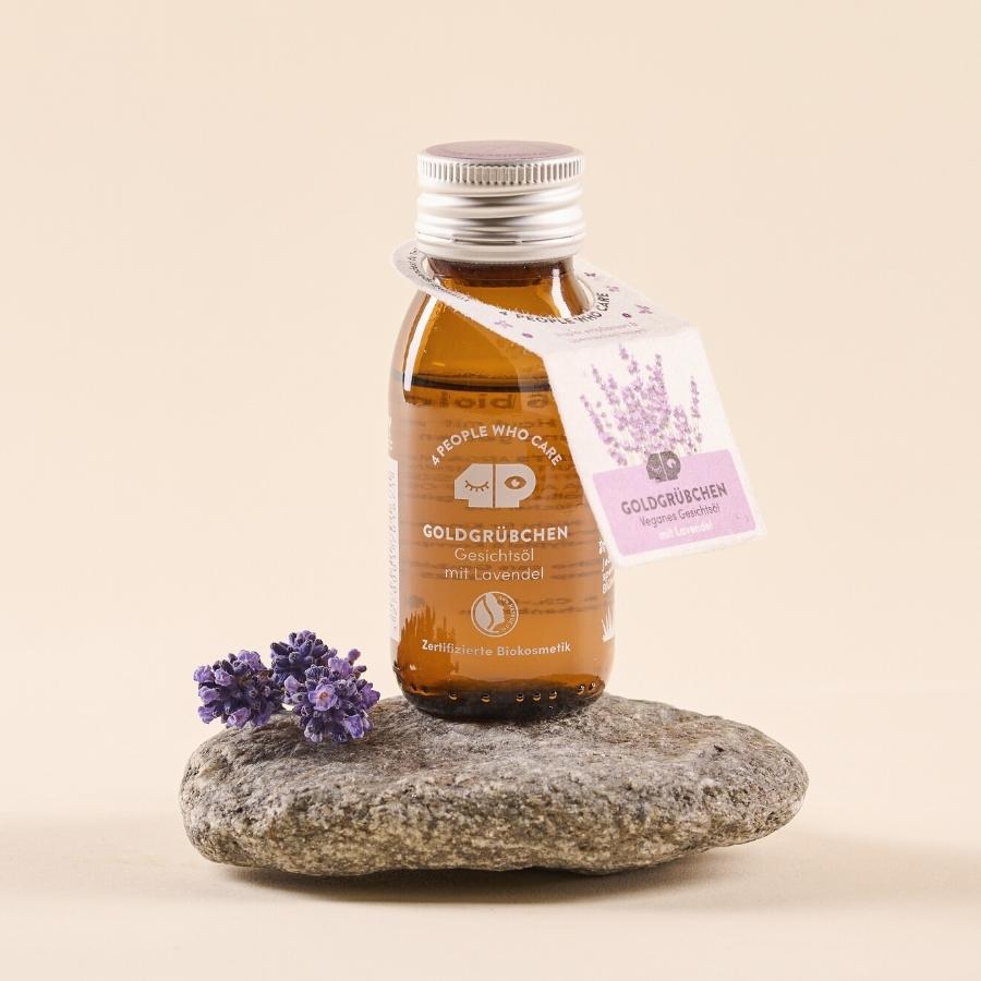 Gesichtsöl mit Arganöl & Lavendel, vegan & bio - 50ml