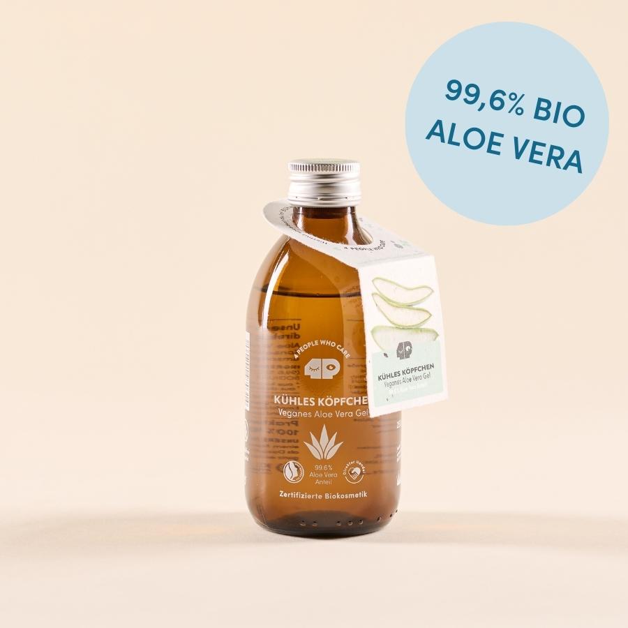 Aloe Vera Serum Pur, 99,6%, vegan und bio - 250ml