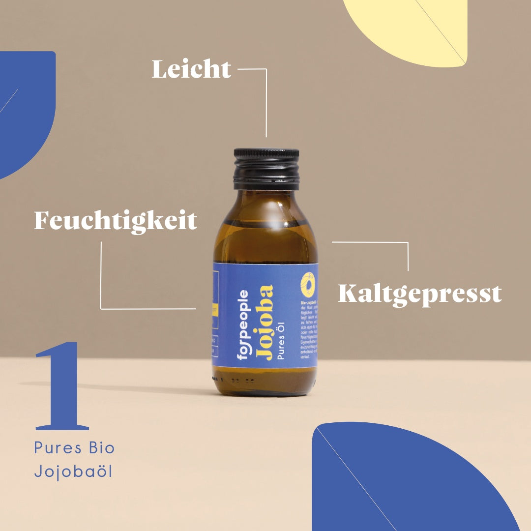 Bio Jojoba-Öl mit Korkdosierer - pur - 100ml