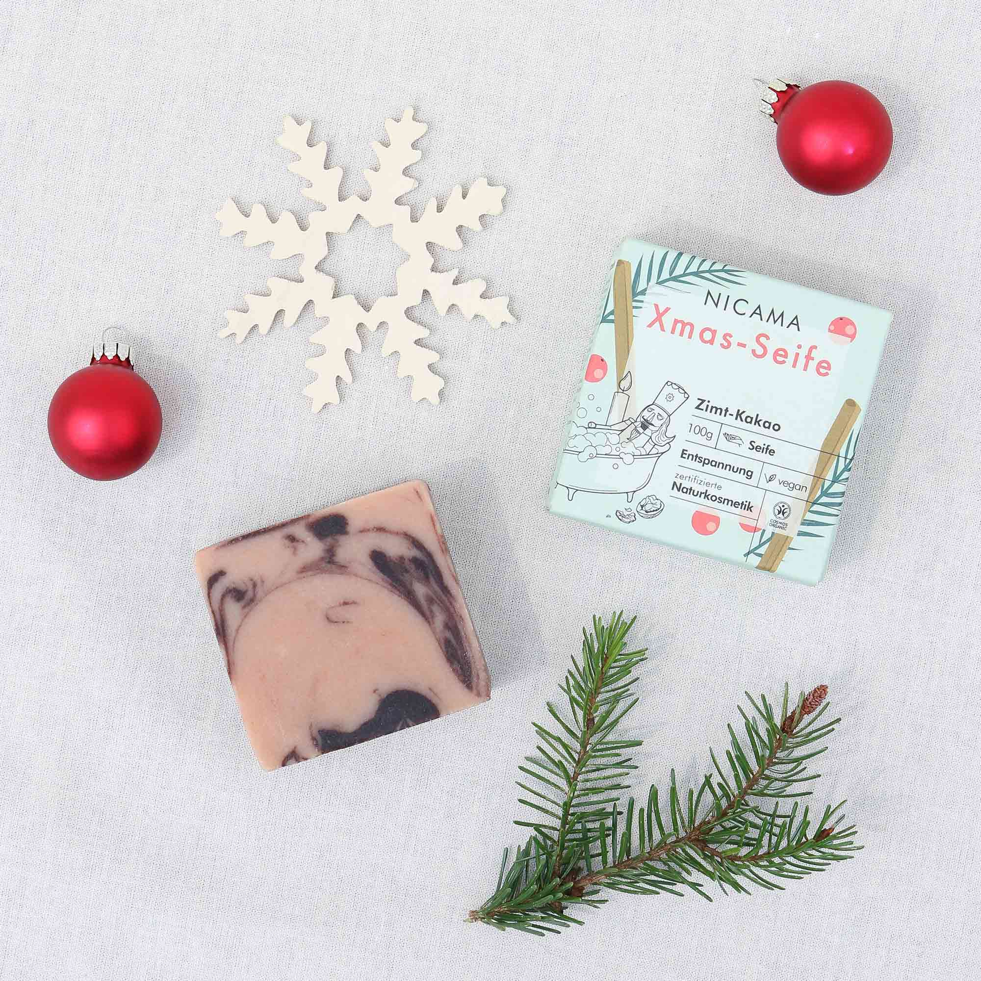 Weihnachtsseife Zimt Kakao - Limitierte Edition -100g