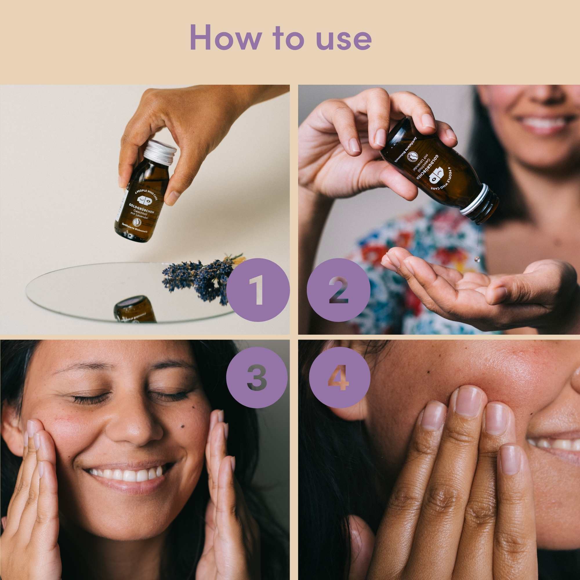 Bio-Gesichtsöl mit Arganöl & Lavendel im Doppelpack