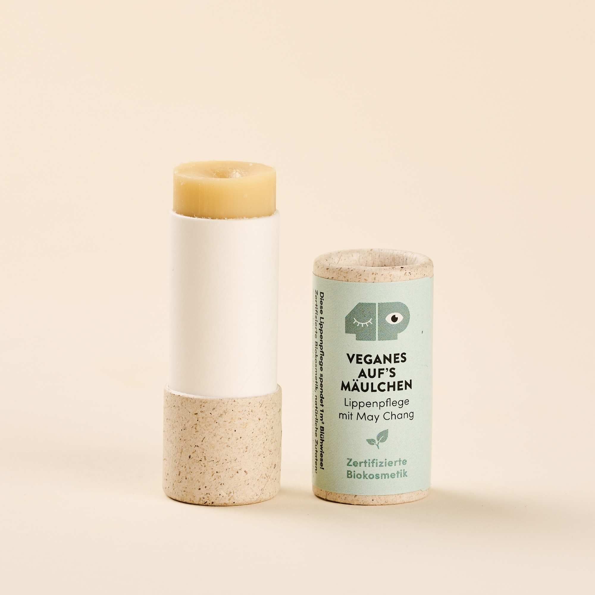 Vegane Lippenpflege  - Auf’s Mäulchen  - Plastikfrei mit zitroniger Note